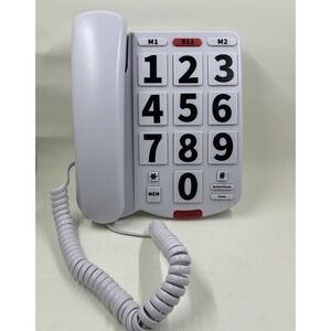 Corded Big Button Phone for Seniors Home, Wired Large Number Landline Telepho...